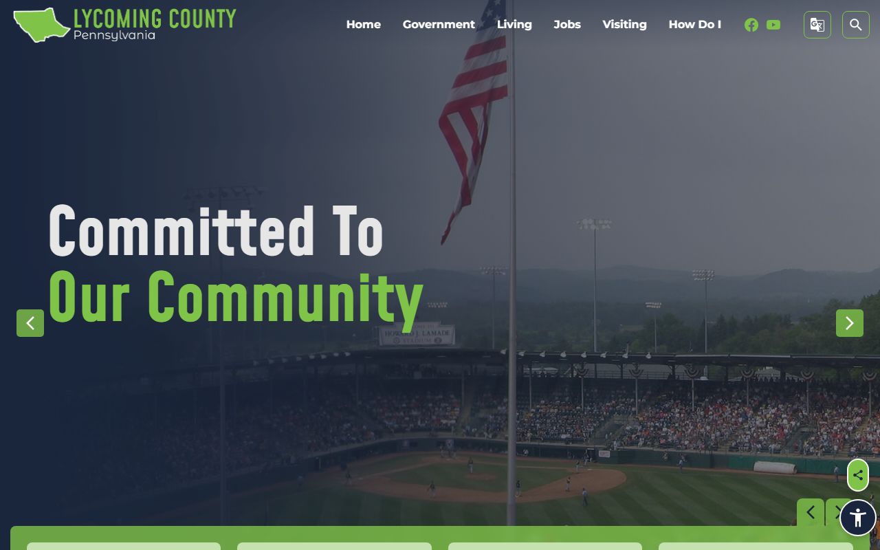 Lycoming County Pennsylvania official website for government services and local court records