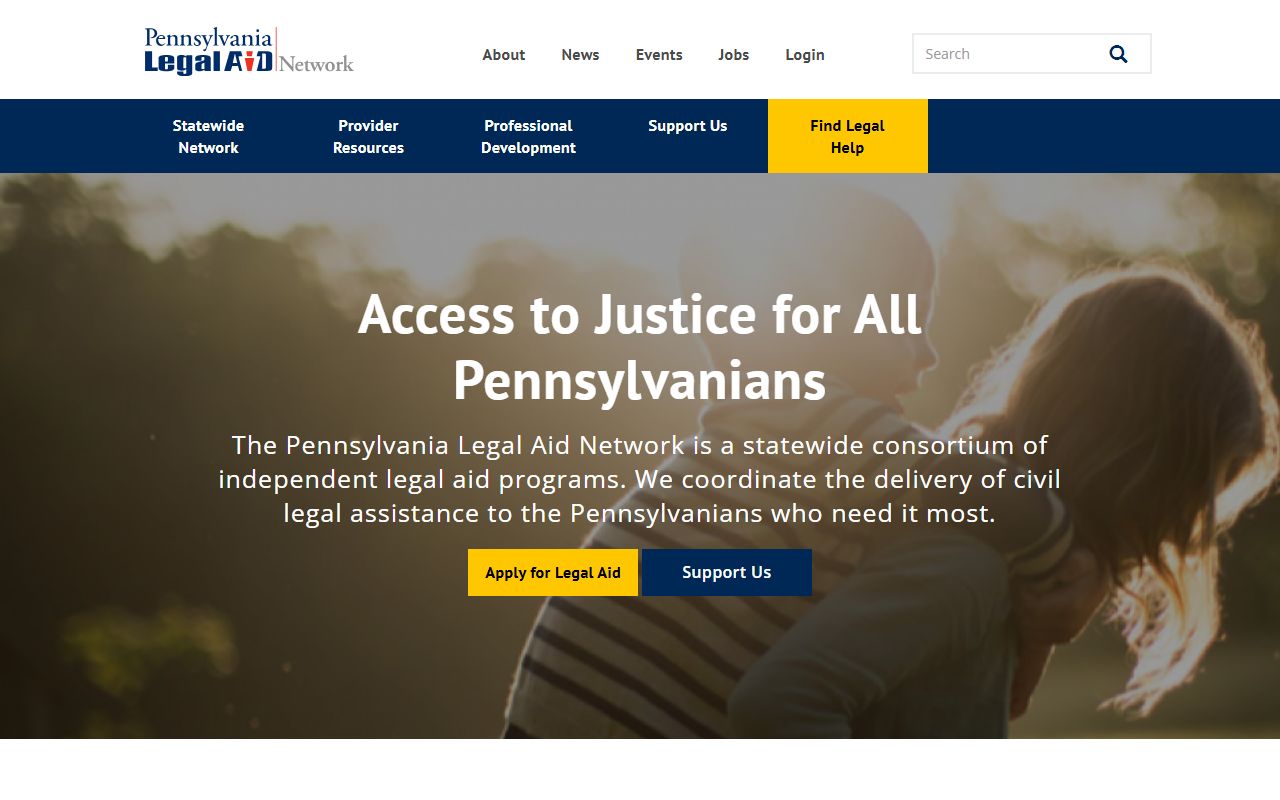 Pennsylvania Legal Aid Network providing free bankruptcy legal assistance